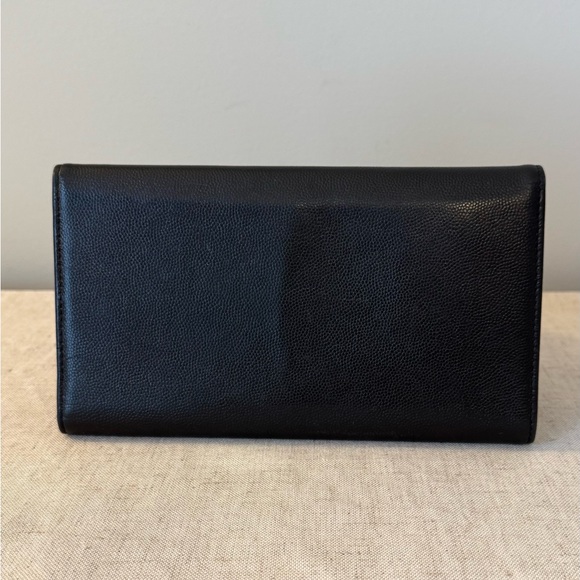 Chanel Sevruga Brilliant CC Black Leather Trifold Wallet - Picture 4 of 16